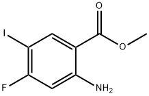 2-氨基-4-氟-5-碘苯甲酸甲酯 结构式