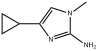 4-cyclopropyl-1-methyl-1H-imidazol-2-amine 结构式