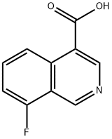 8-氟异喹啉-4-羧酸 结构式