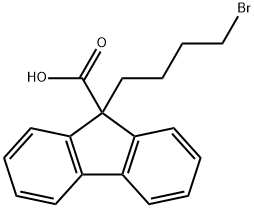 9-(4-溴丁基)-9H-芴酸 结构式