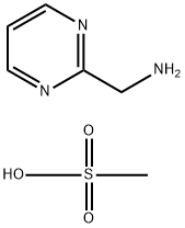 2-氨甲基嘧啶甲磺酸盐 结构式