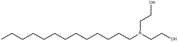 N-十三烷基二乙醇胺 结构式