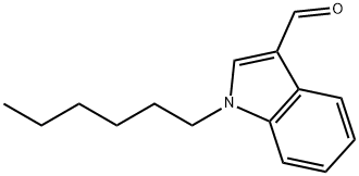 1-己基-1H-吲哚-3-甲醛 结构式