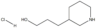 3-Piperidin-3-yl-propan-1-ol hydrochloride 结构式