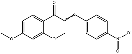 2',4'-二甲氧基-4-硝基查耳酮 结构式