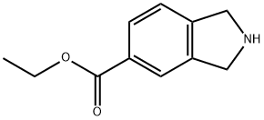 异吲哚啉-5-羧酸乙酯 结构式