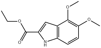 4,5-二甲氧基吲哚-2-甲酸乙酯 结构式