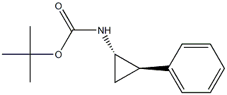 tert-butyl ((1S,2R)-2-phenylcyclopropyl)carbamate 结构式