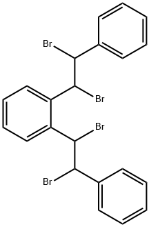 1,2-BIS(ALPHA,BETA-DIBROMOPHENETHYL)BENZENE 结构式