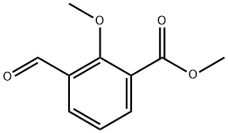 3-甲醛基-2-甲氧基苯甲酸甲酯 结构式