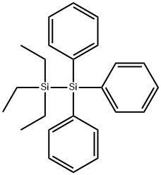 1,1,1-TRIETHYL-2,2,2-TRIPHENYLDISILANE 结构式