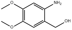 2-氨基-4,5-二甲氧基苄醇 结构式