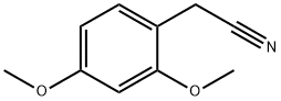 2-(2,4-Dimethoxyphenyl)acetonitrile 结构式