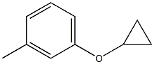 1-cyclopropoxy-3-methylbenzene 结构式