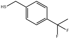 4-(1,1-二氟乙基)-苄硫醇 结构式