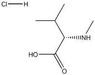 N-甲基-缬氨酸盐酸盐 结构式