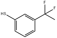 3-(1,1-二氟乙基)-苯硫醇 结构式