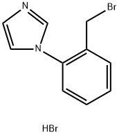 1-(2-(Bromomethyl)phenyl)-1H-imidazole hydrobromide 结构式