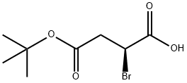 (S)-2-bromo-4-(tert-butoxy)-4-oxobutanoic acid 结构式