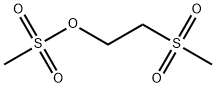 2-(methylsulfonyl)ethyl methanesulfonate 结构式