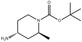 (2S,4R)-4-氨基-2-甲基哌啶-1-羧酸叔丁酯 结构式