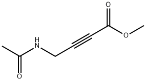 4-乙酰氨基-2-丁炔酸甲酯 结构式