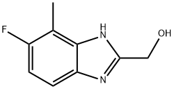 2-(羟甲基)-4-甲基-5-氟苯并咪唑 结构式