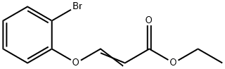 3-(2-溴苯氧基)丙烯酸乙酯 结构式
