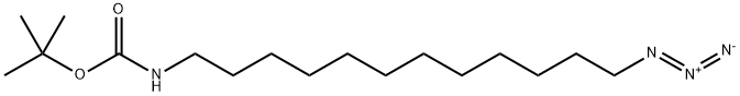 N-Boc-12-azidododecan-1-amine 结构式