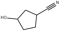 3-羟基环戊烷甲腈 结构式