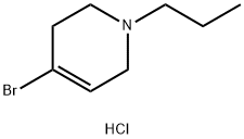 4-bromo-1-propyl-1,2,3,6-tetrahydropyridine hydrochloride 结构式