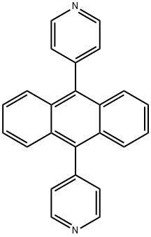 9,10-二(4-吡啶基)蒽 结构式