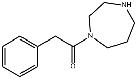 1-(1,4-diazepan-1-yl)-2-phenylethanone 结构式