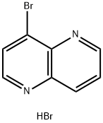 4-溴-[1,5]萘啶二盐酸盐 结构式