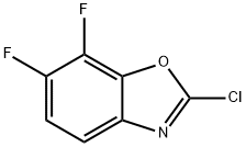 2-氯-6,7-二氟苯并噁唑 结构式