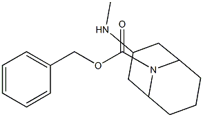 exo-3-Methylamino-9-aza-bicyclo[3.3.1]nonane-9-carboxylic acid benzyl ester 结构式