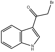 2-溴-1-(1H-吲哚-3-基)乙酮 结构式