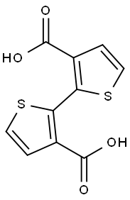 2,2'-双噻吩-3,3'-二羧酸 结构式