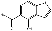 4-羟基苯并[B]噻吩-5-羧酸 结构式