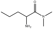 2-氨基-N,N-二甲基戊酰胺 结构式