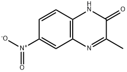 2-Hydroxy-3-methyl-6-nitroquinoxaline 结构式