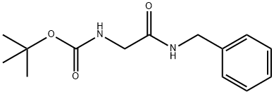 tert-butyl 2-(benzylamino)-2-oxoethylcarbamate 结构式