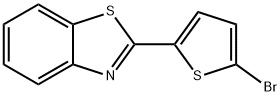 2-(5-溴噻吩-2-基)-1,3-苯并噻唑 结构式