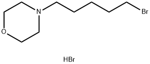 4-(5-溴戊基)吗啉氢溴酸盐 结构式