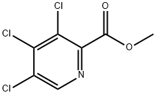 methyl 3,4,5-trichloropicolinate 结构式