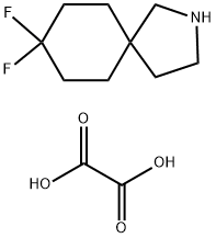 BIS(8,8-DIFLUORO-2-AZASPIRO[4.5]DECANE); OXALIC ACID 结构式