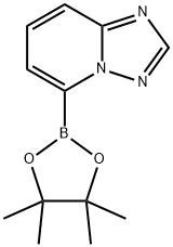 [1,2,4]三唑并[1,5-A]吡啶-5-硼酸频哪醇酯 结构式