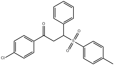 1-(4-Chloro-phenyl)-3-phenyl-3-(toluene-4-sulfonyl)-propan-1-one 结构式