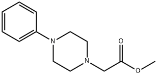 Methyl (4-phenyl-1-piperazinyl)acetate 结构式