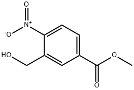 3-(羟甲基)-4-硝基苯甲酸甲酯 结构式